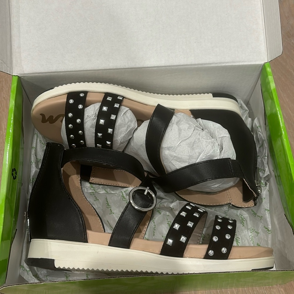 NWT Sam Edelman Girls (kid) Black Open-toe Sandals